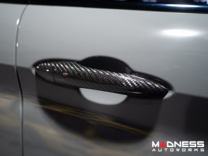 Alfa Romeo Giulia Exterior Door Handle Cover Set - Carbon Fiber Alfa Romeo Giulia Exterior Door Handle Cover Set - Carbon Fiber